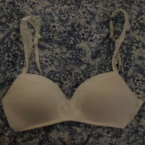 White aerie Wireless Bra
